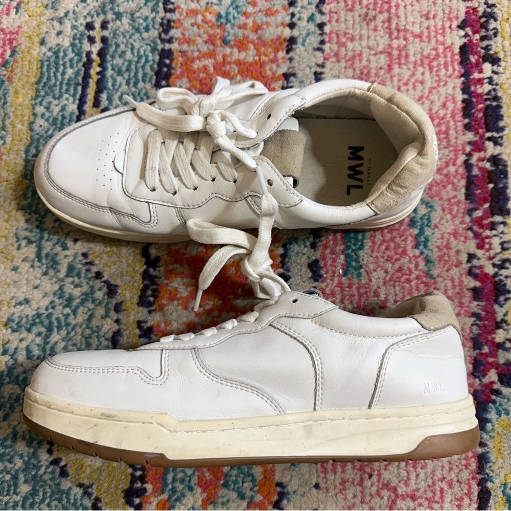 Madewell Court Sneakers in Colorblock Leather and Suede size 9 - Picture 2 of 7